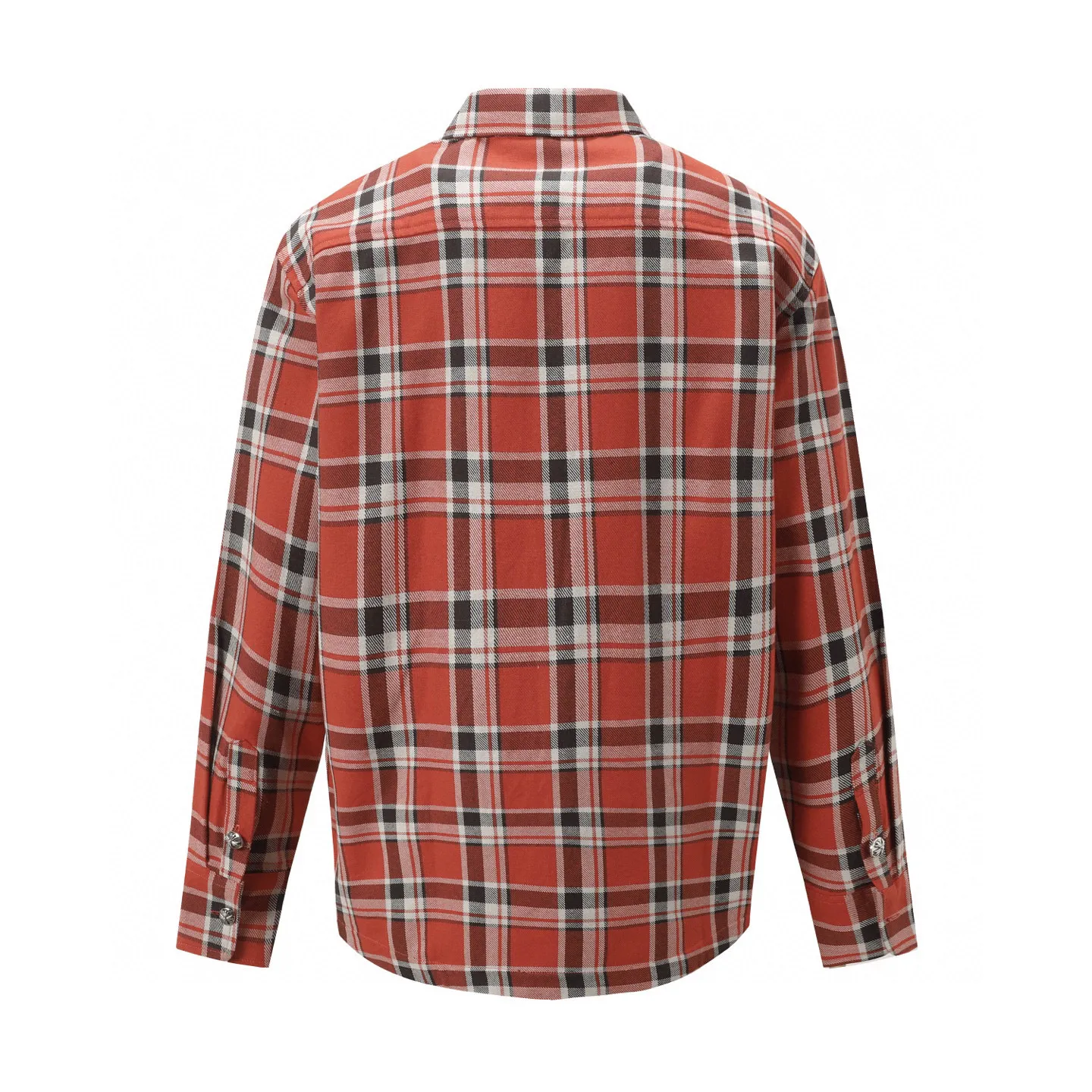 🅿️380 ch|24fw Crow Heart New Striped Plaid Splicing Silver Button Cardigan Shirt Process description: The fabric is made of custom-woven and custom-dyed wool blended fabric. The fabric contains wool components and has a very good texture. All the plaids are counter-position stitching. Every size and every plaid splicing is counter-position. It not only consumes fabric but also takes time. The details are very delicate. The sleeve logo printing uses special pulping. The characteristic of the printing process is the use of high-performance glue for printing, which creates a sense of layering on the printed pattern. The accessories of the new yb mold are used. Buttons and pocket silver jewelry are custom-developed using silver-plated foti materials. The cuffs are made with buttons and snaps that are consistent with yb and are designed with loose fit. The oversized version is truly restored. Color: blue/green/red. Size: S-XL.